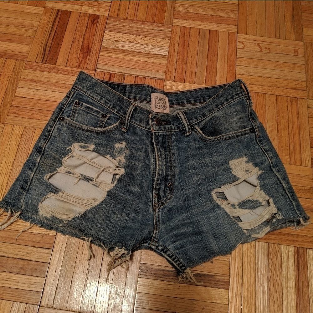 LF x levi furst of a kind vintage jean shorts